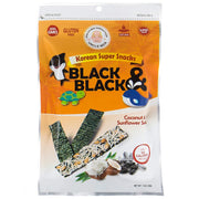 UNCLE NICK Korean Super Snacks - Black & Black Seaweed Snack with Coconut and Sunflower Seeds